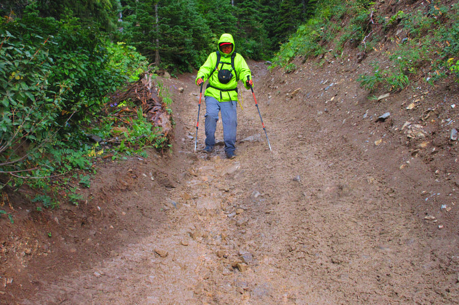 Yuck! Not recommended during wet weather!