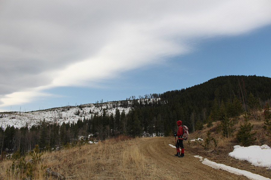 Oddly, it wasn't that windy here, and it still felt chilly.