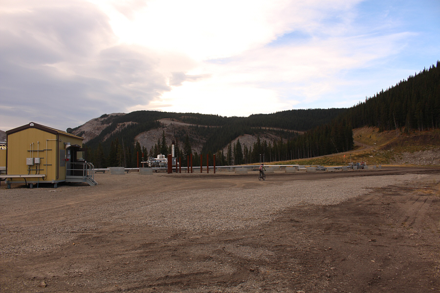 I wasn't sure if we were allowed to be here, but it's probably best to steer clear of the gas infrastructure.