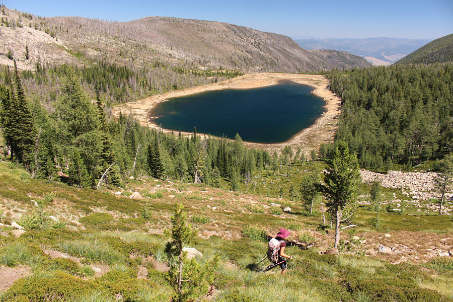 The short cut was not as easy as it looked from above...
