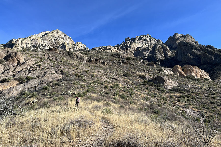 Foreshortening really hides how much elevation gain is still to come...