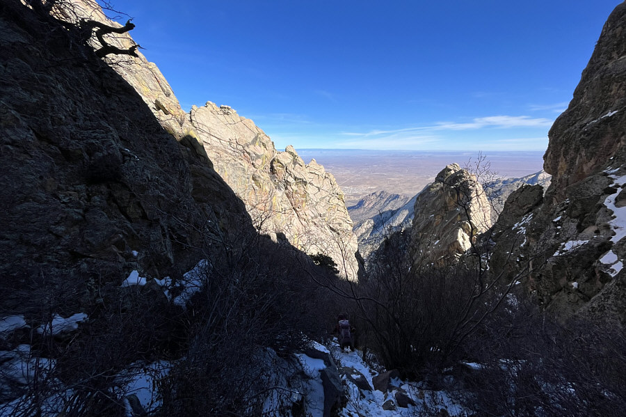 Sucks to descend here, but keep going...the end is near!