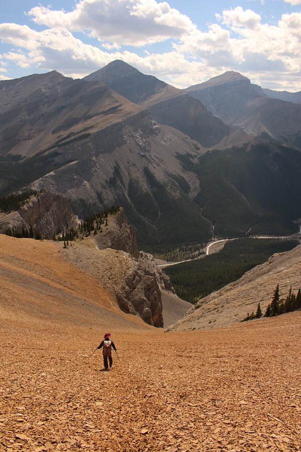 Originally, we didn't even plan to descend this way!