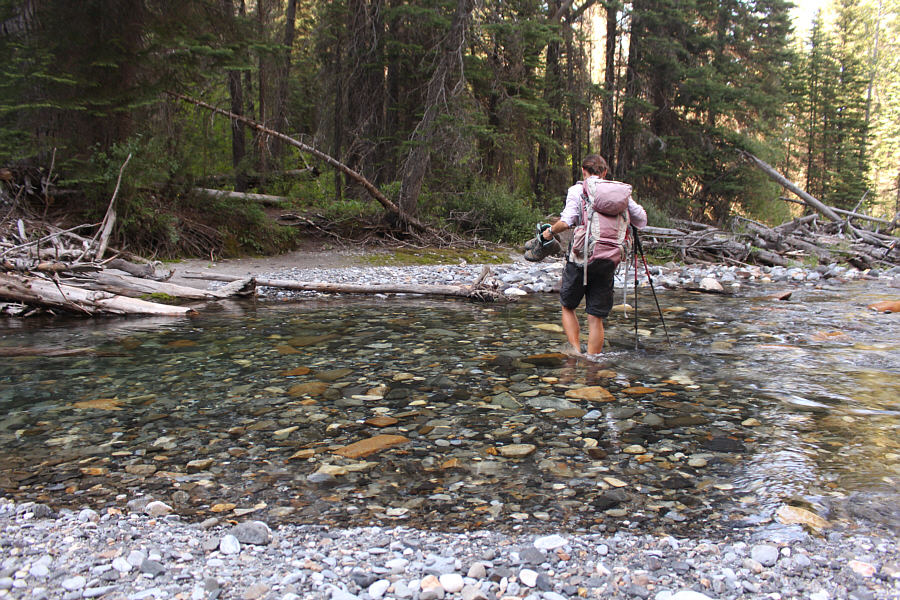 Feels refreshing after the hot and dusty descent!