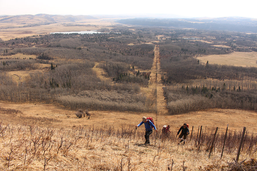 Bloody steep ascent here!