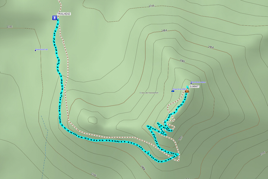 Pretty easy half-day hike.