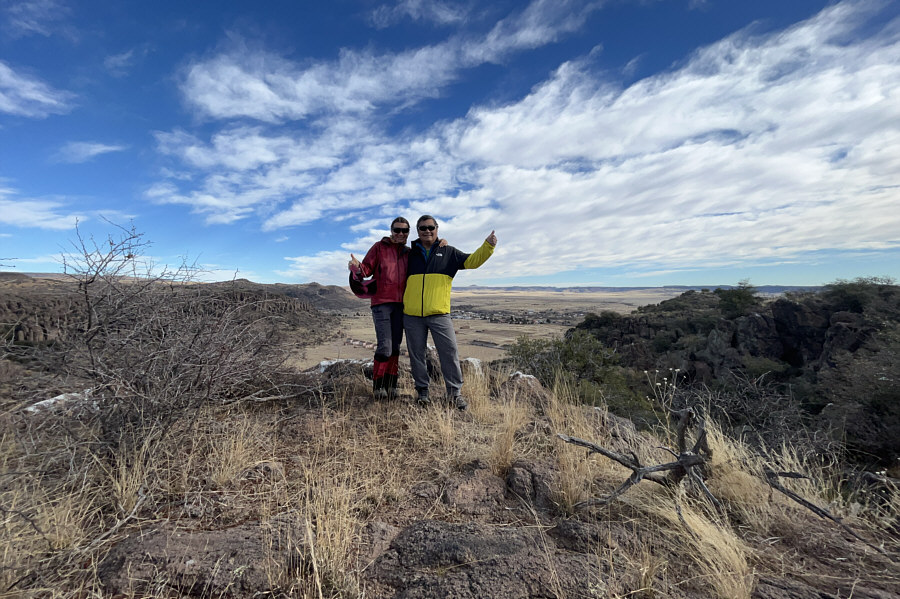 The actual summit is mostly bushy and unremarkable.