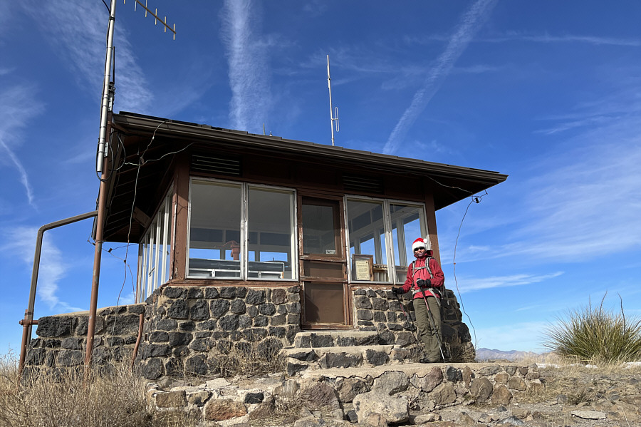 Even fire lookouts get Christmas Day off!