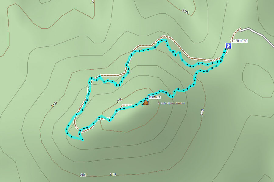 Stick to the trail both ways!