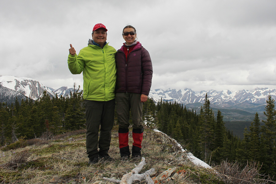 We didn't kill ourselves to get up here!