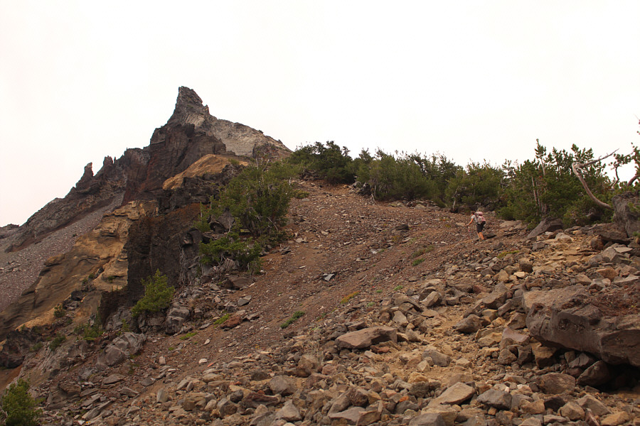 The long uphill grind here is a good time to meditate on your life choices!