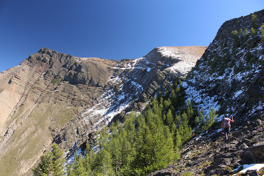 Luckily, the fresh snow wasn't a factor on this day.