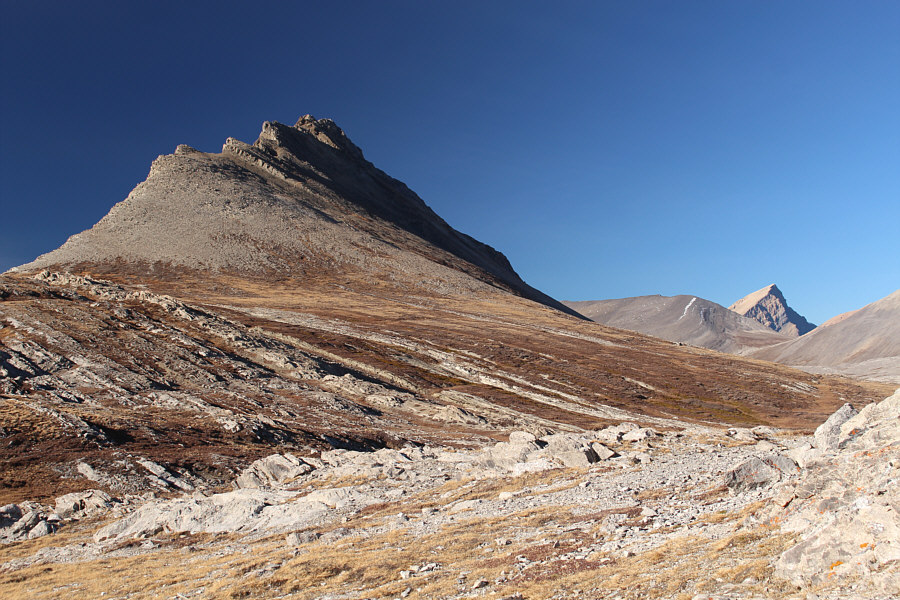 I wonder if anyone was climbing Sunwapta Peak on this day.