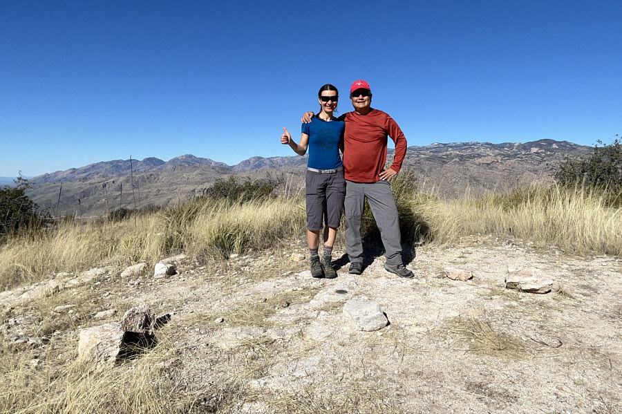 The last summit of our Christmas vacation!