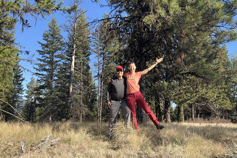 Hard to tell exactly where the actual summit was since it was so flat here!