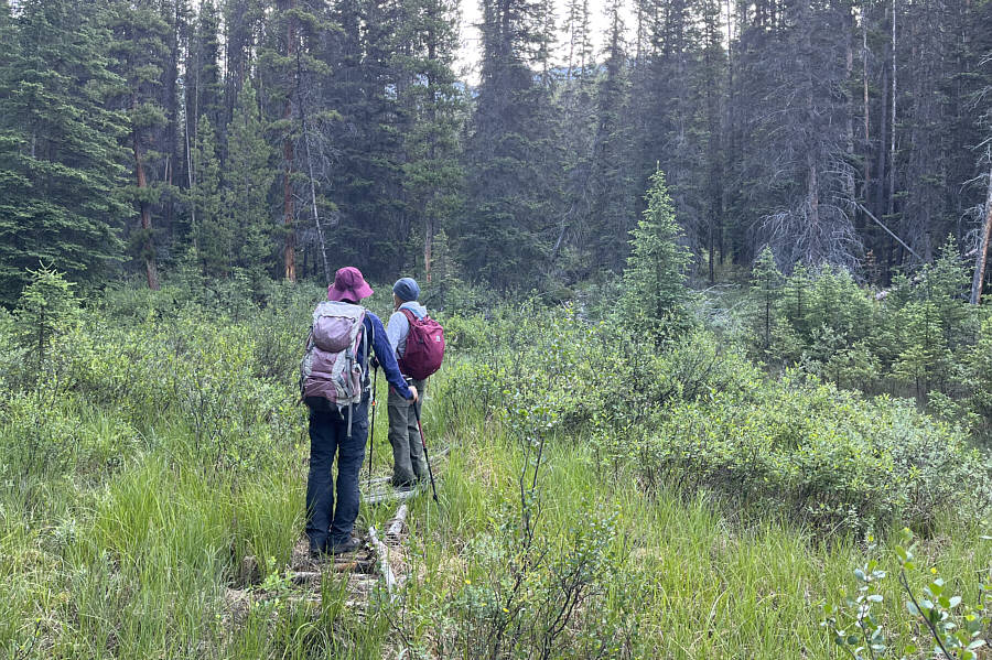 My feet are already wet though!