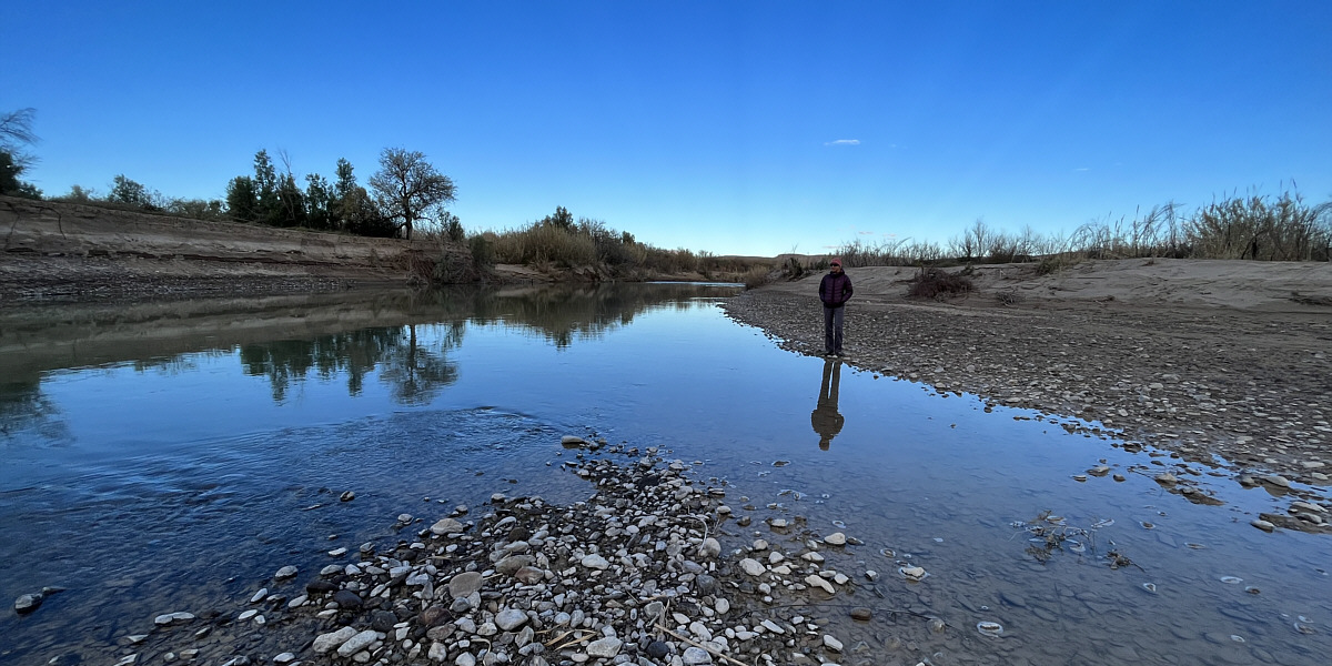 We tried throwing some rocks into Mexico!