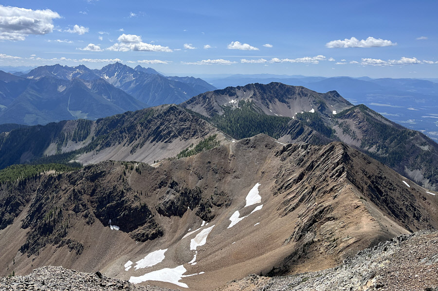 How odd that, with worse weather, we were more motivated to tackle all the different summits of Lakit Mountain than here on Mount Bill Nye!