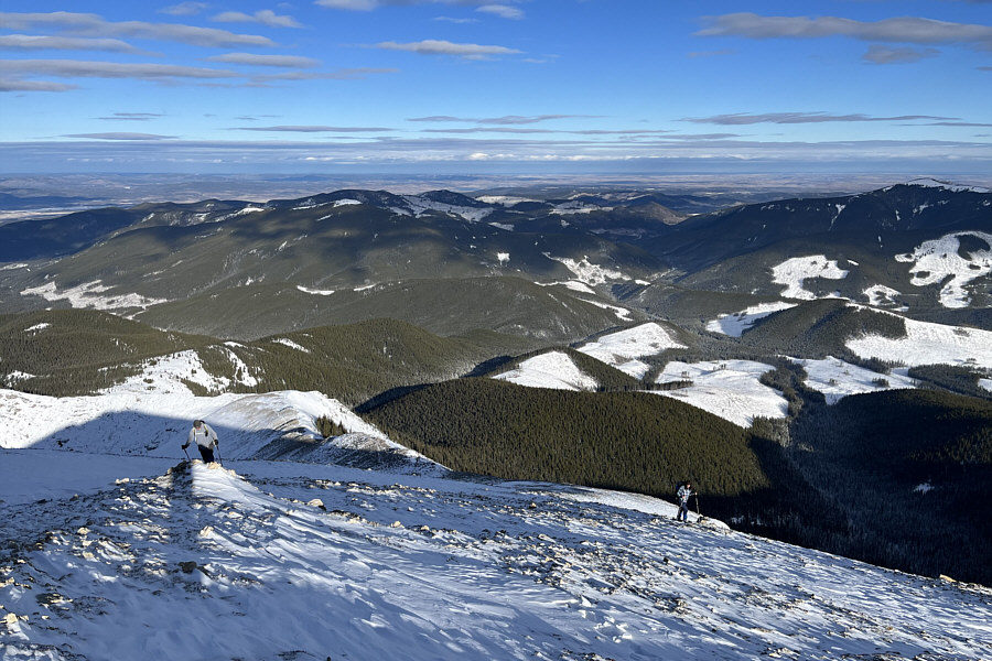 All those clearcuts could be good for ski touring but would be hard to access with the winter road closure.