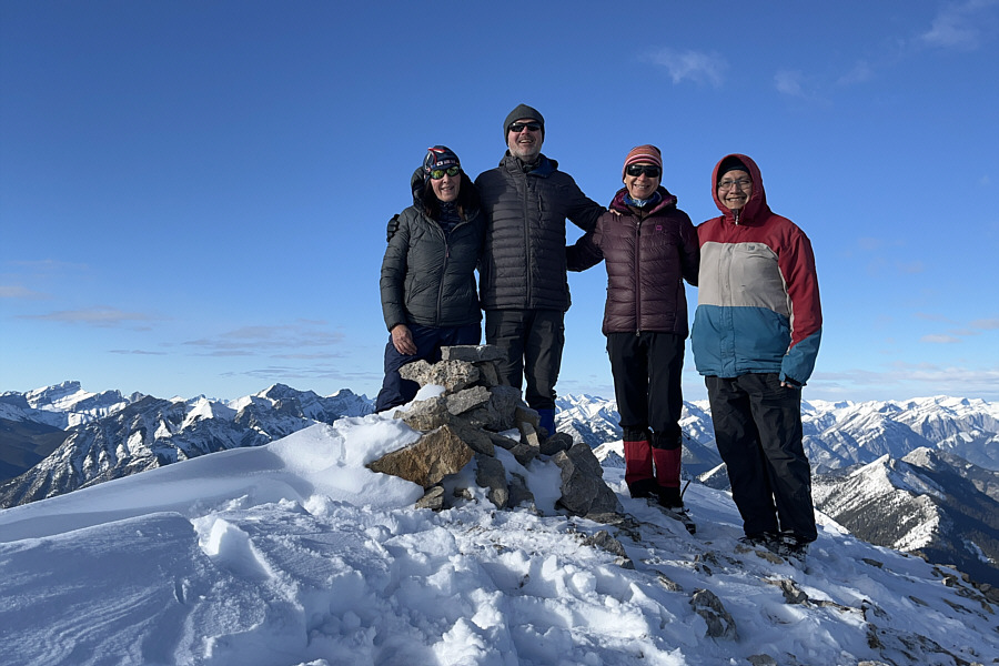 We didn't dig too hard to see if there was a summit register.