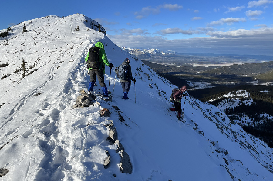 Most challenging part of the descent.