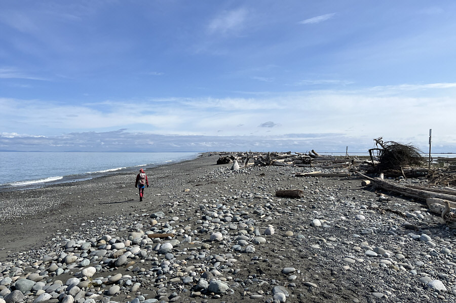 The view doesn't really change for the next 2.5 hours!