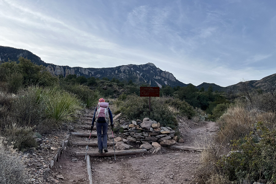 Nice to be hiking after a long drive in the morning to get here.
