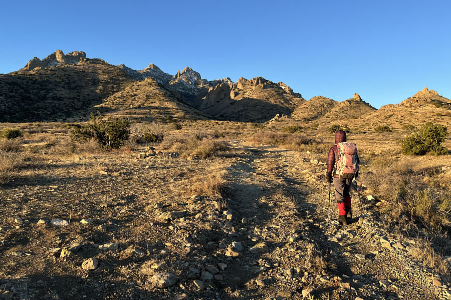 I probably could have driven further up this road in our rental Toyota 4-Runner.