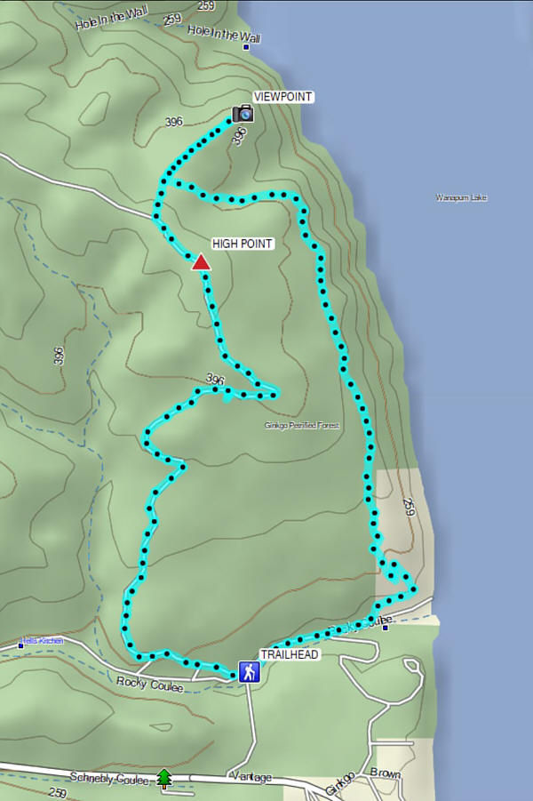 An easy walk with pleasant views and a lot of solitude.