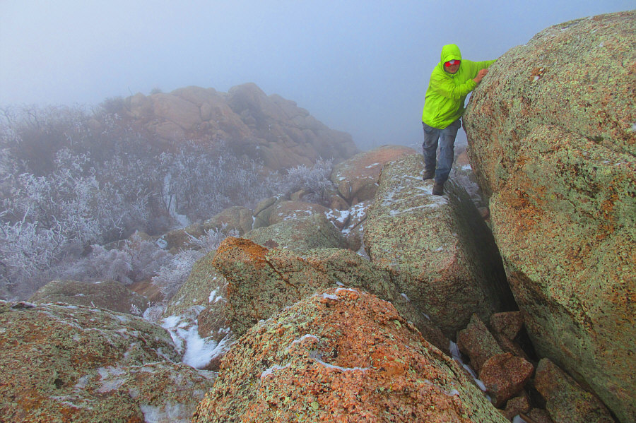 More exposed than it appears in the photo!