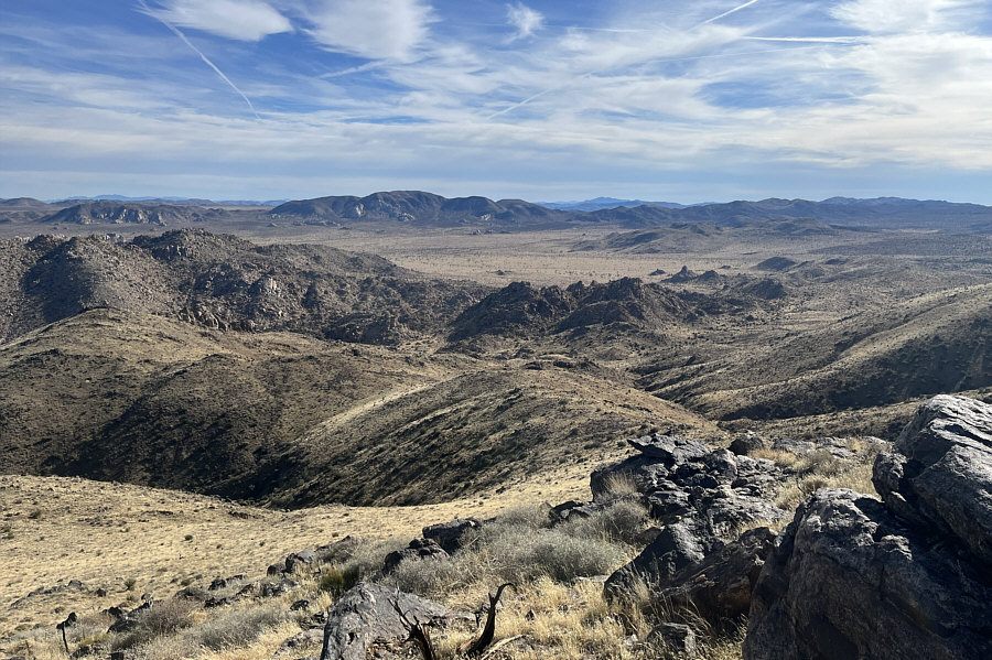Aga and Daniel hiked Ryan Mountain the day before.