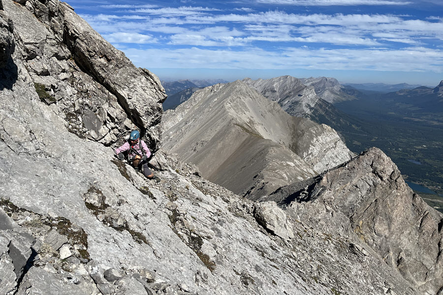 Not the best way up...