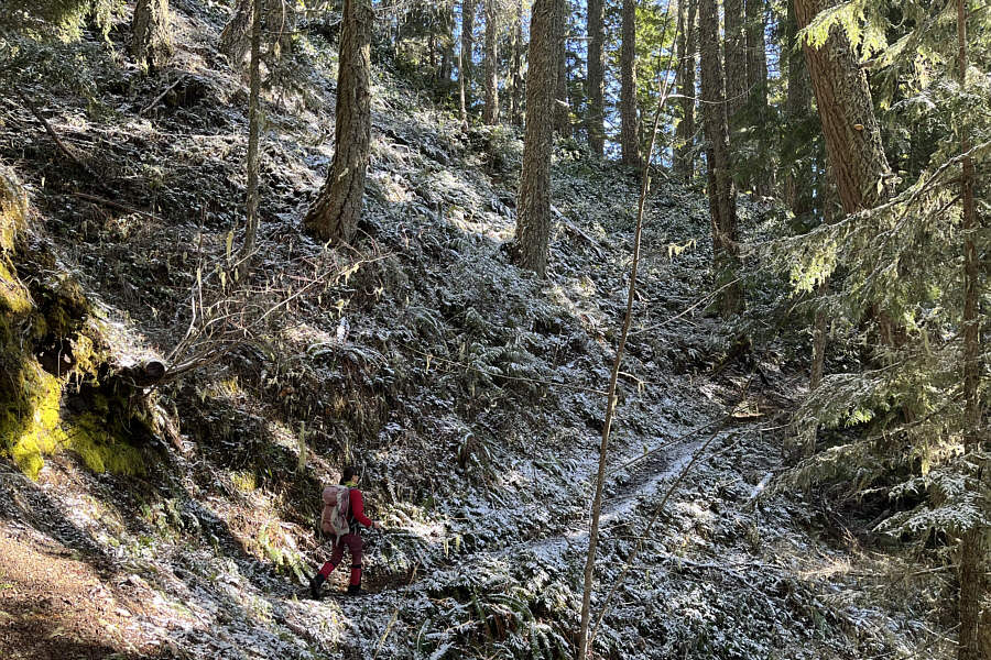 Still kinda marginal conditions for skiing...