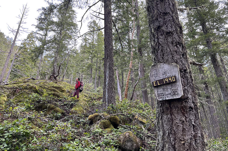 We're a little more than an hour from the trailhead at this point.