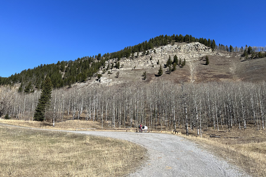 Might be nice to hike above the bluff one of these days...