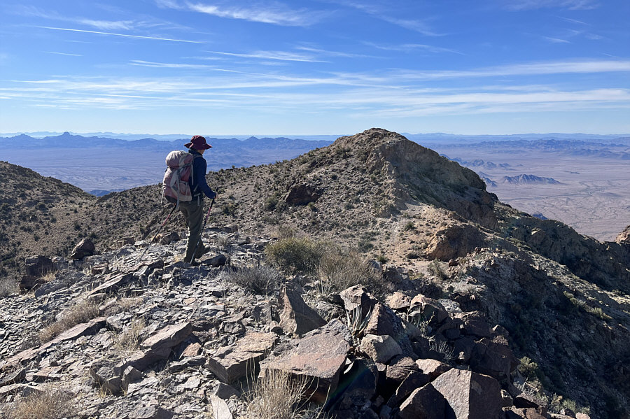 Now the main summit looks higher!