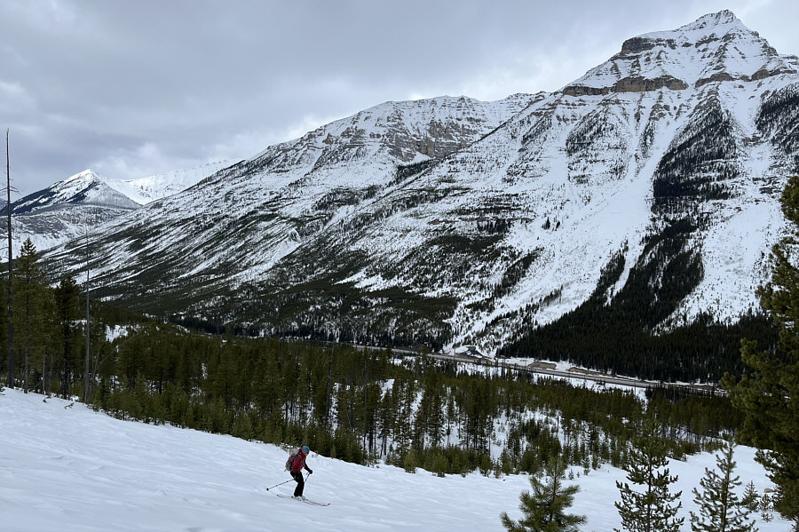 As expected, the ski conditions sucked!