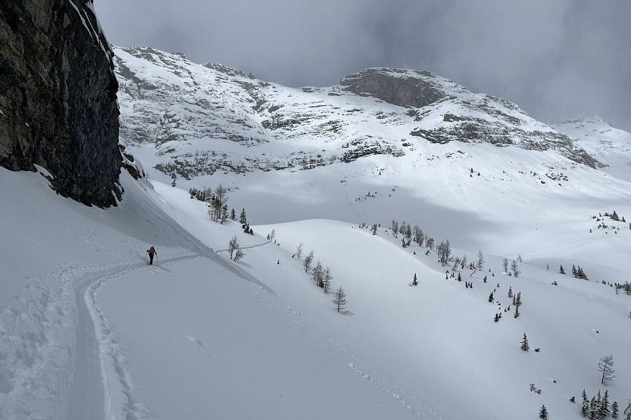 Probably the most nerve-racking section of the ascent.