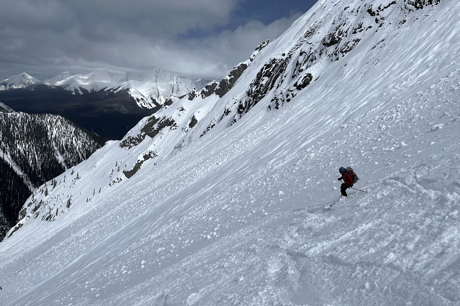 But she still skied it like a champ!