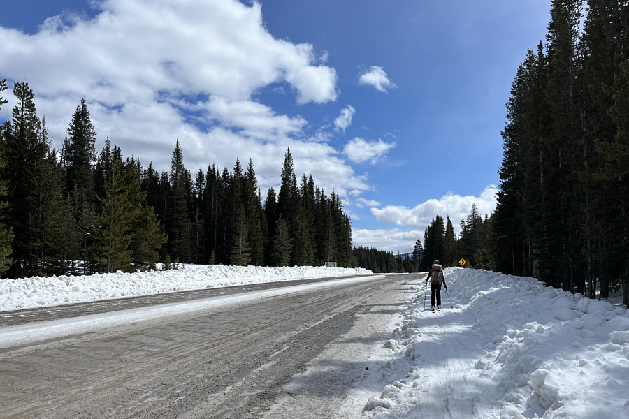 Thank goodness this is mostly flat or slightly downhill!