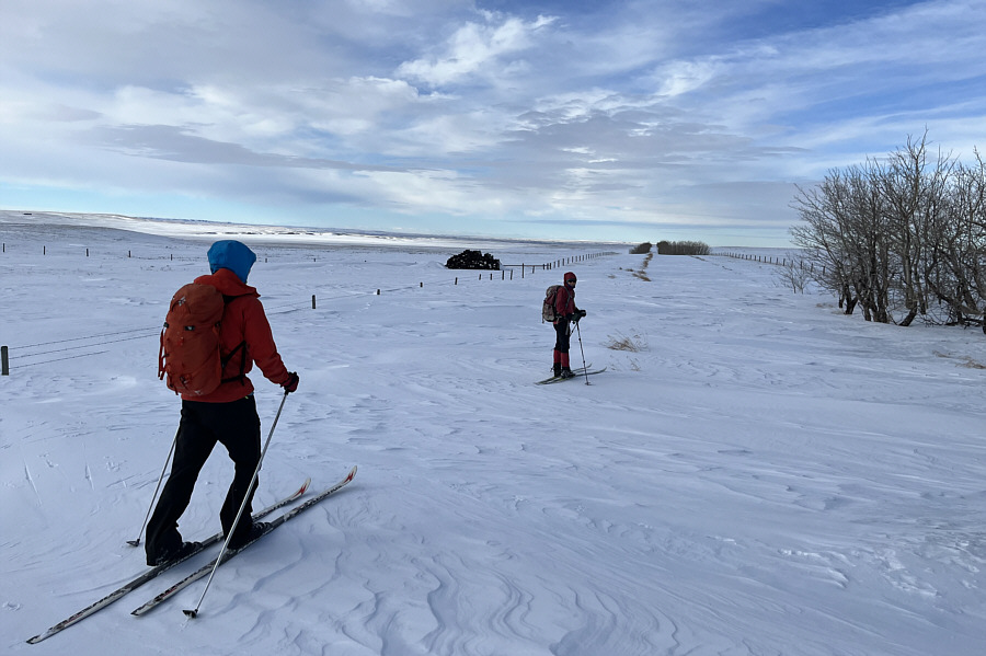 Crusty and icy snow already...this is gonna be fun!
