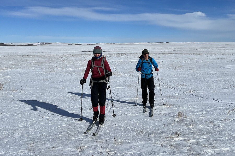 We're starting to climb uphill now...believe it or not!