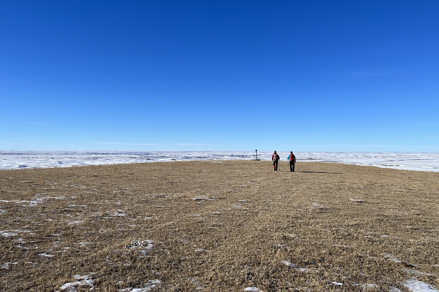 Wow, you could play soccer on top of Thumb Hill!