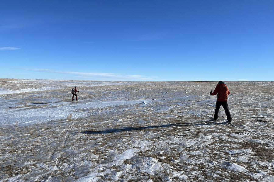 Deceptively difficult skiing here!