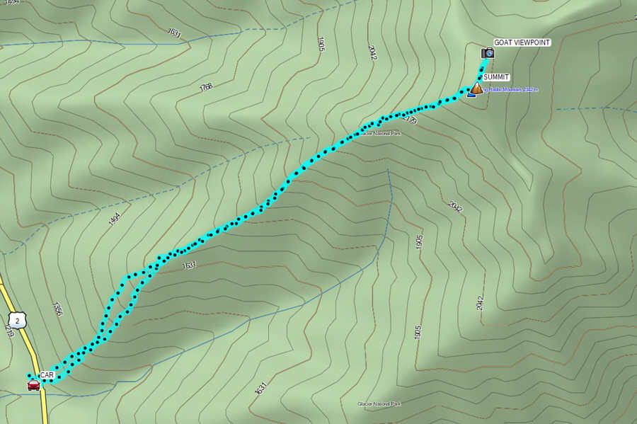The summit is nice, but the route is f**king a**!