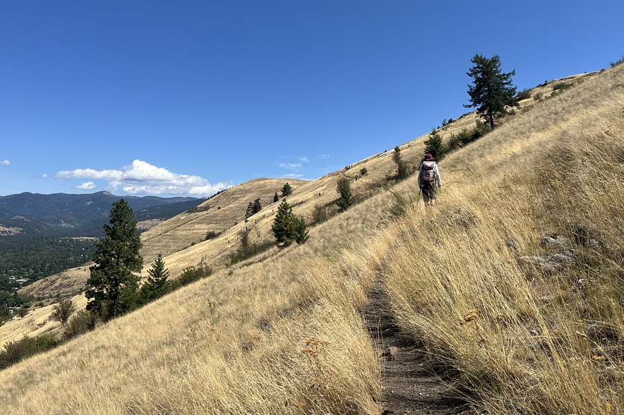 You can even see the "L" on distant Mount Jumbo!