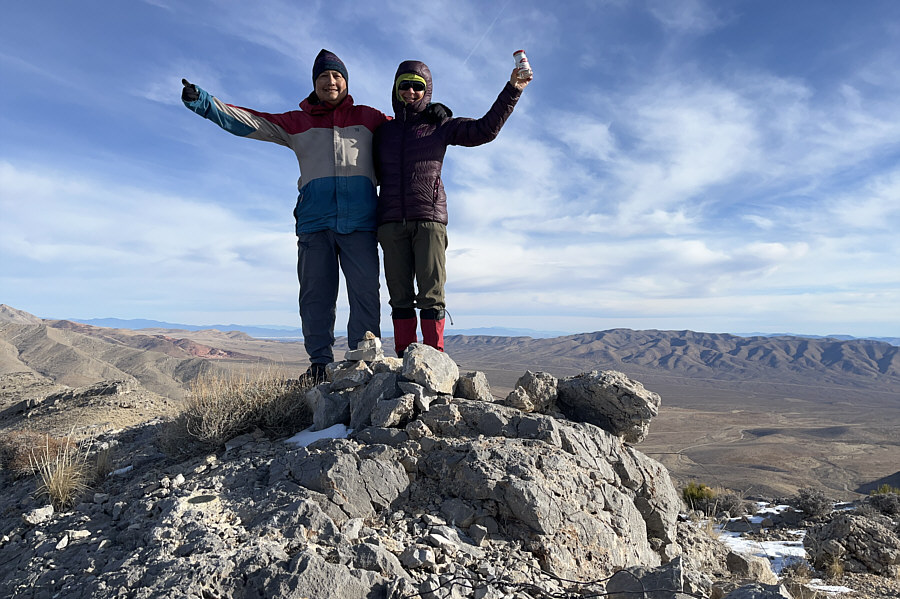 No doubts about this one being the true summit!