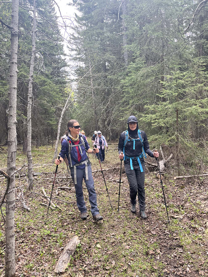 Chester turned back by this point.