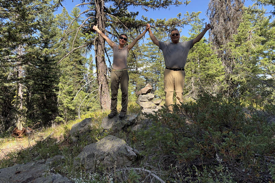 At least there's a pile of rocks to look at here!