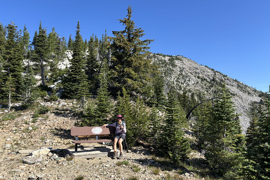 I wish the people that built this elaborate bench put more effort into improving the road!